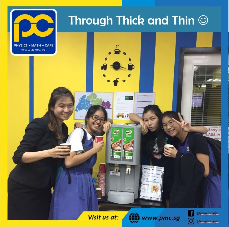 Photos of The Physics Cafe and The Maths Cafe