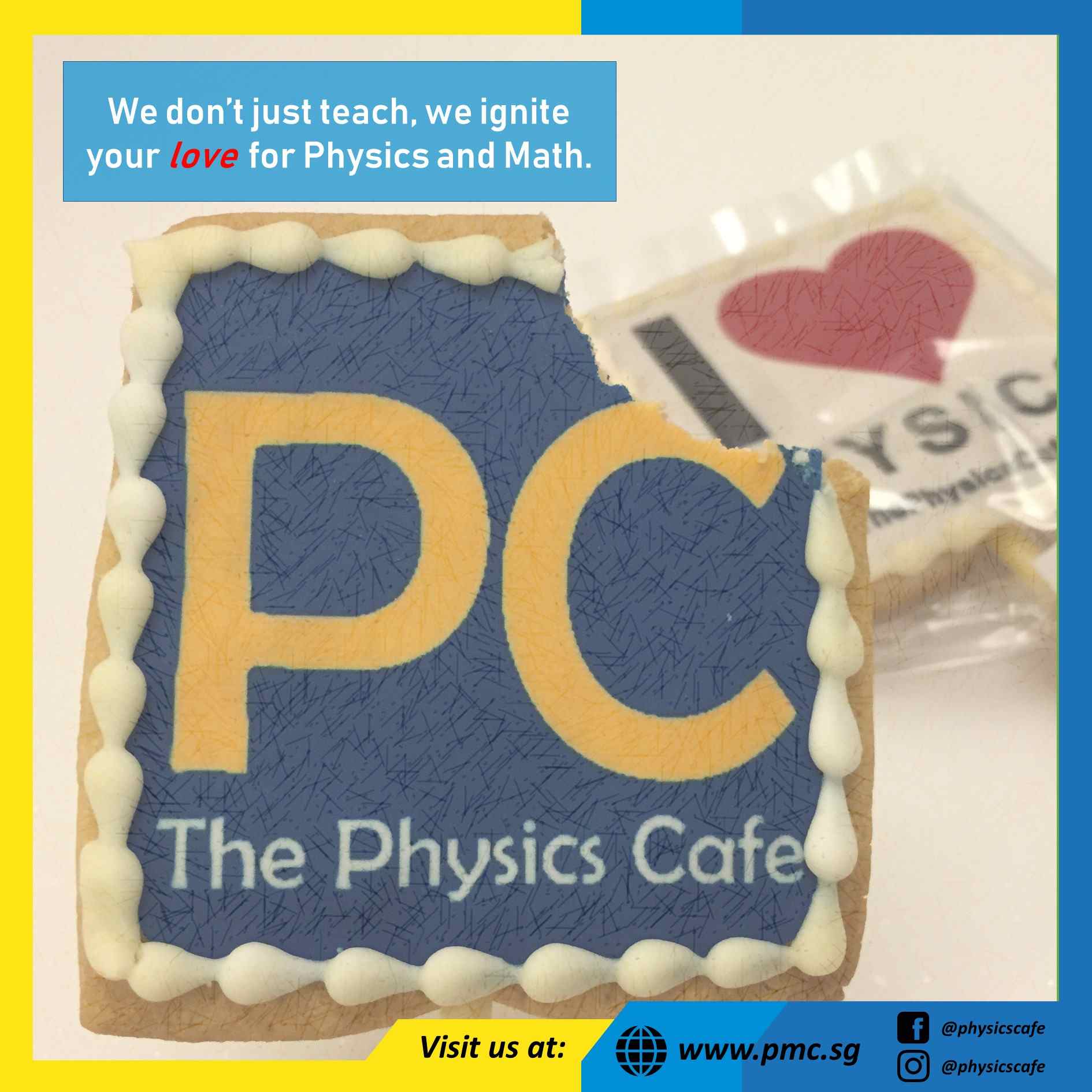 Photos of The Physics Cafe and The Maths Cafe