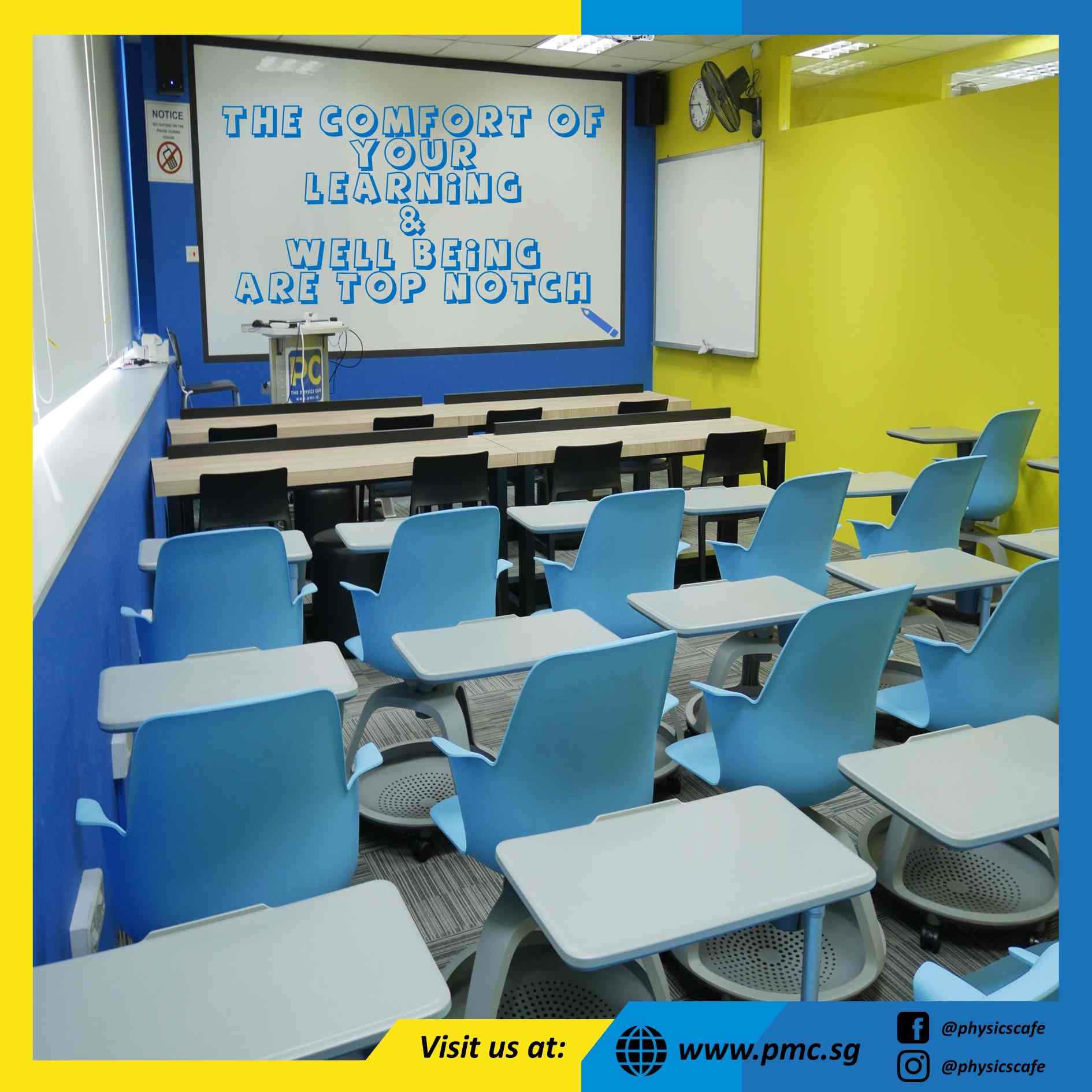 Photos of The Physics Cafe and The Maths Cafe