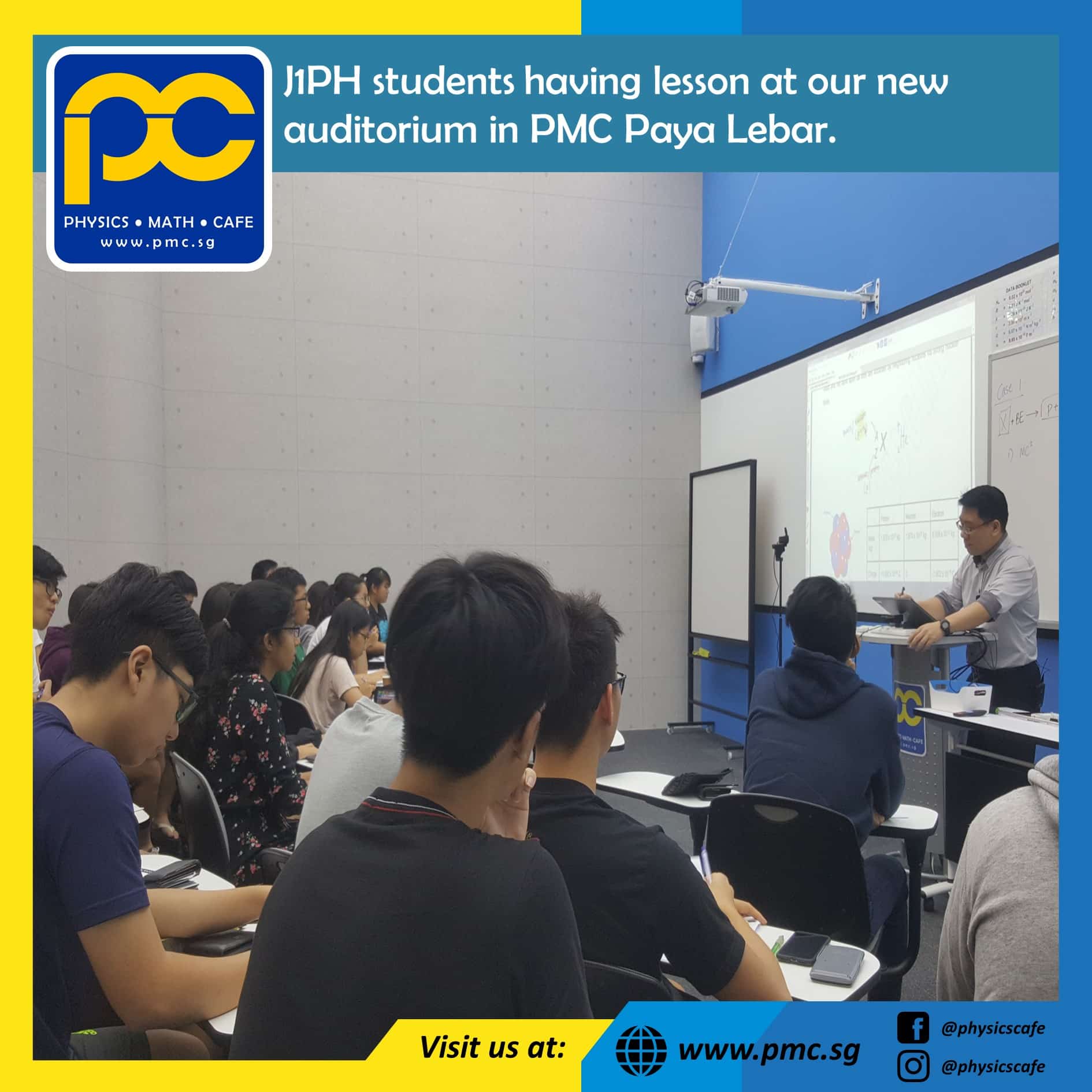 Photos of The Physics Cafe and The Maths Cafe