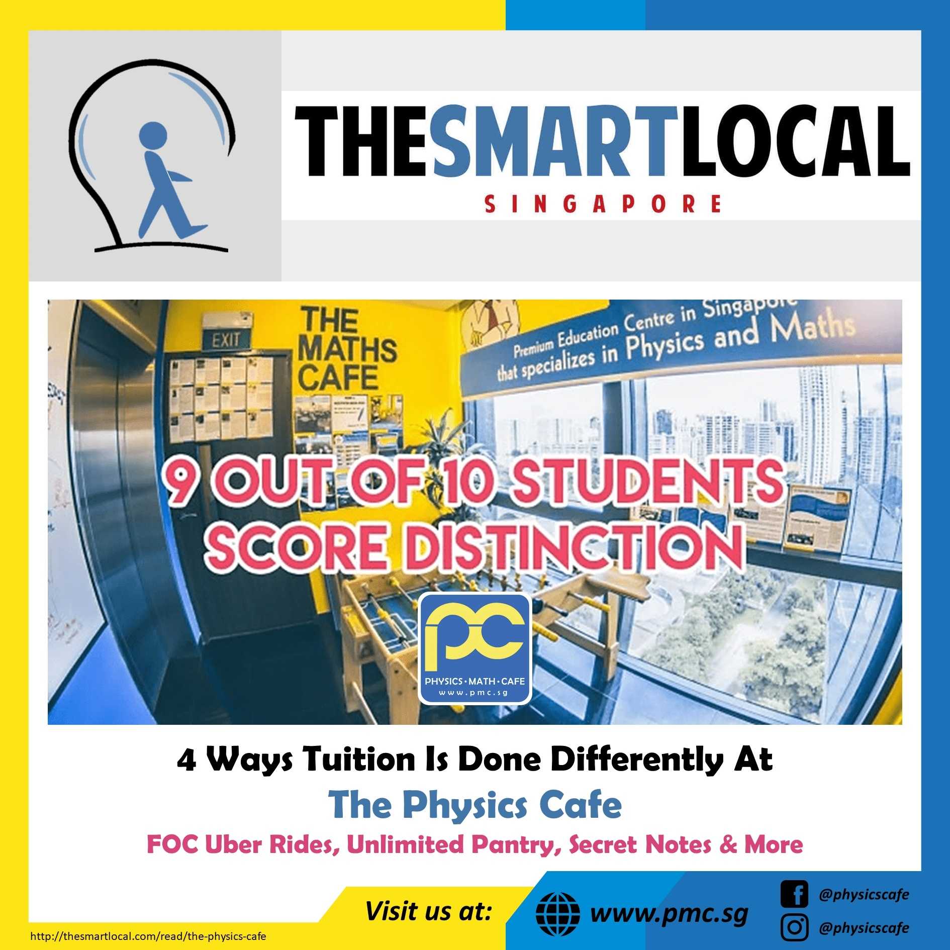 Photos of The Physics Cafe and The Maths Cafe